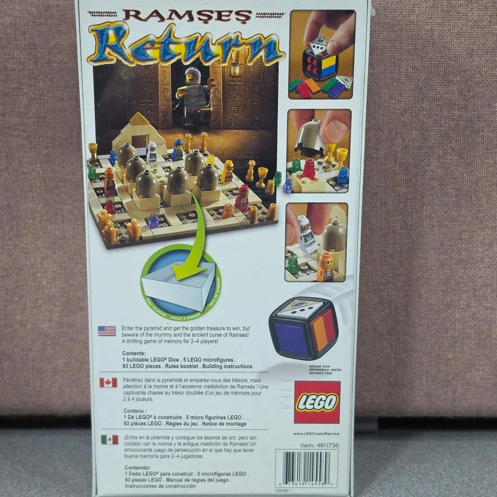 LEGO Ramses Return Game Kids NIB 3855 Egyptian Mummy Reiner Knizia